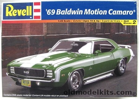 Revell 1/25 1969 Baldwin Motion Camaro, 85-2347 plastic model kit